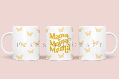 bundle 6 mothers day sunflower coffee mug sublimation wrap glass mug wrap svg presized for 11oz and 15oz glass ready to cut and sublimation files