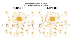 bundle 6 spring flower skinny tumbler sublimation design for 20oz and 30oz skinny tumbler sublimation wrap