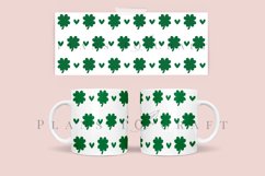 bundle 6 st patricks day coffee mug sublimation wrap glass mug wrap svg presized for 11oz and 15oz glass ready to cut and sublimation files