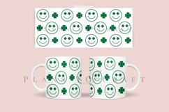 bundle 6 st patricks day coffee mug sublimation wrap glass mug wrap svg presized for 11oz and 15oz glass ready to cut and sublimation files