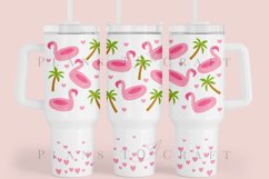 bundle 6 summer 40oz tumbler sublimation full wrap high resolution transparant background