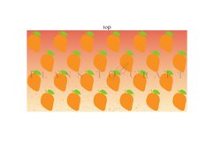 bundle 6 summer 40oz tumbler sublimation full wrap high resolution transparant background