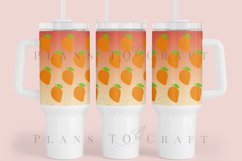 bundle 6 summer 40oz tumbler sublimation full wrap high resolution transparant background