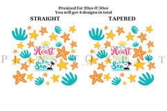 bundle 6 summer skinny tumbler sublimation design for 20oz and 30oz skinny tumbler sublimation wrap