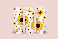 bundle 6 sunflower skinny tumbler sublimation design for 20oz and 30oz skinny tumbler sublimation wrap