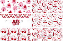 Bundle 6 Valentine Libbey Can Glass Wrap SVG Product Image 3