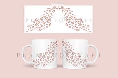 bundle 6 valentine heart love coffee glass wrap svg glass mug svg presized for 11oz and 15oz glass ready to cut and sublimation files