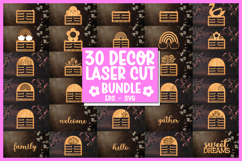 30 Baby Room Laser Cut - Wooden Nursery Decor Laser Product Image 1