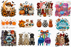 Fall Halloween Design T-shirt Png Product Image 1