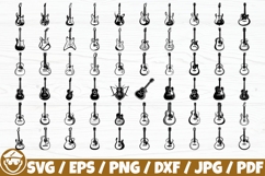 Vintage Guitar / Electric Guitar Silhouette x60 BUNDLE Product Image 1