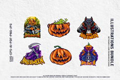 Halloween Night Creatures Pumpkin Monsters Creepy Werewolf Product Image 4