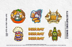 Cartoon Beer For Bar And Pub Festive St Patrick Day Product Image 4