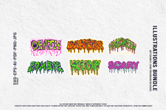 Slime dripping scary zombie halloween death danger holiday Product Image 4