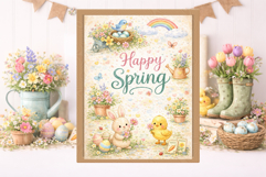 Spring Poster Set 3 Designs 18x24 JPG PNG SVG Product Image 3