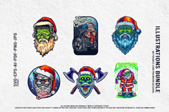 Frightening St. Nick Creepy Xmas Artwork Bundle Product Image 5