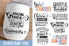 Christian Quotes Svg Bundle / 20 Designs,bible verse svg bun Product Image 1