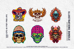 Sugar Skull artwork flame crown sombrero zombie warrior Product Image 4