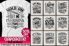 Mega Sarcastic Svg Bundle | Funny Svg | Sarcastic Quotes Svg Product Image 5
