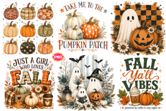 Autumn Sublimation, Fall Sublimation, Halloween Sublimation Product Image 1