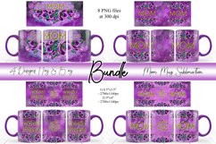 Flower Mom Mug Sublimation Bundle -11oz &amp; 15oz Floral Mugs Product Image 1