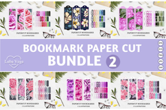BUNDLE flower bookmark paper cut/ BUNDLE Bookmark Product Image 1