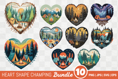 Heart Camping Scene Sublimation Bundle Product Image 1