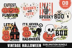 Vintage Halloween Sublimation Bundle, Halloween Sublimation Product Image 1