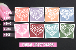 8 Valentine Card SVGs, Happy Valentine's greeting card SVG Product Image 1