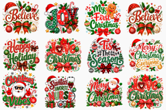 Christmas Quote PNG Design T-shirt Png Product Image 1