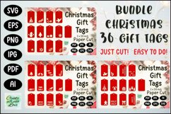 Bundle | Christmas Gift Tags | SVG | Labels SVG | Paper Cut