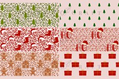 bundle christmas leopard print libbey beer glass can wrap svg presized template for 16oz and 20oz glass
