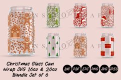 bundle christmas leopard print libbey beer glass can wrap svg presized template for 16oz and 20oz glass
