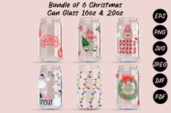 bundle christmas libbey beer can glass wrap svg presized template for 16oz and 20oz glass ready to cut