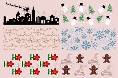 bundle christmas libbey beer glass can wrap svg presized template for 16oz and 20oz glass