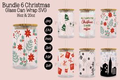 bundle christmas libbey beer glass can wrap svg presized template for 16oz and 20oz glass