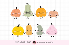 cute pumpkins with stick arms and legs svg png bundle
