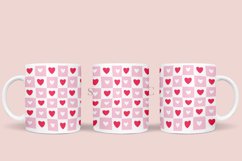 bundle cute retro valentine coffee mug sublimation wrap glass mug wrap svg presized for 11oz and 15oz glass ready to cut and sublimation files