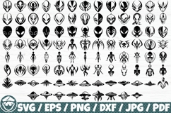 Alien / UFO Silhouette x100 BUNDLE Product Image 1