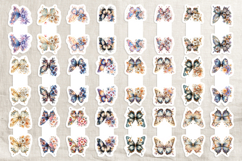 Floral butterfly magnetic bookmark bundle PNG Product Image 3