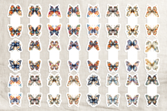Floral butterfly magnetic bookmark bundle PNG Product Image 2