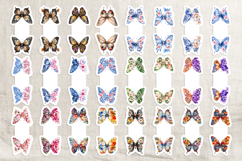 Floral butterfly magnetic bookmark bundle PNG Product Image 4