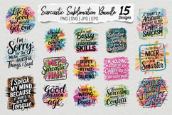 Sarcastic Sublimation Design Bundle Product Image 1