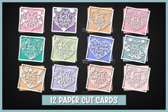 12 Best Mom Ever Layered SVG Bundle Product Image 1