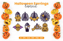 Halloween Earrings Lasercut Product Image 1