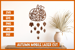 Autumn Mobile Laser cut SVG, Mobile Laser cut SVG Product Image 1