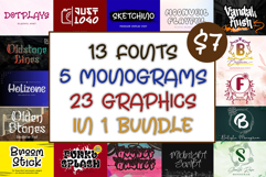 Ultimate Fonts &amp; Graphics Bundle Product Image 1