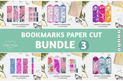 BUNDLE flower bookmark paper cut/ BUNDLE Bookmark Product Image 1