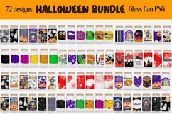 Libbey Halloween glass wrap | Halloween Sublimation design Product Image 2