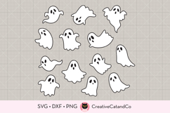 halloween flying sheet ghost set svg png bundle