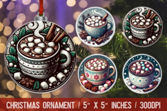 Christmas ornaments sublimation design Product Image 1